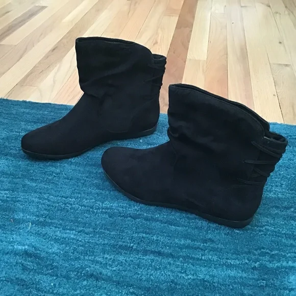 Rampage black ankle boots hot sale